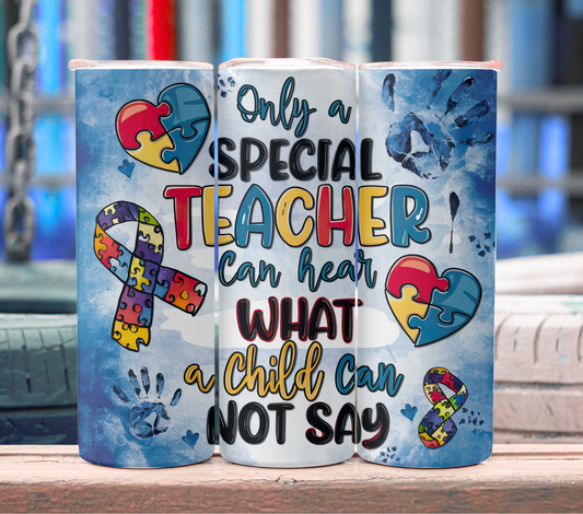 Autism Teacher 20 oz. Tumbler