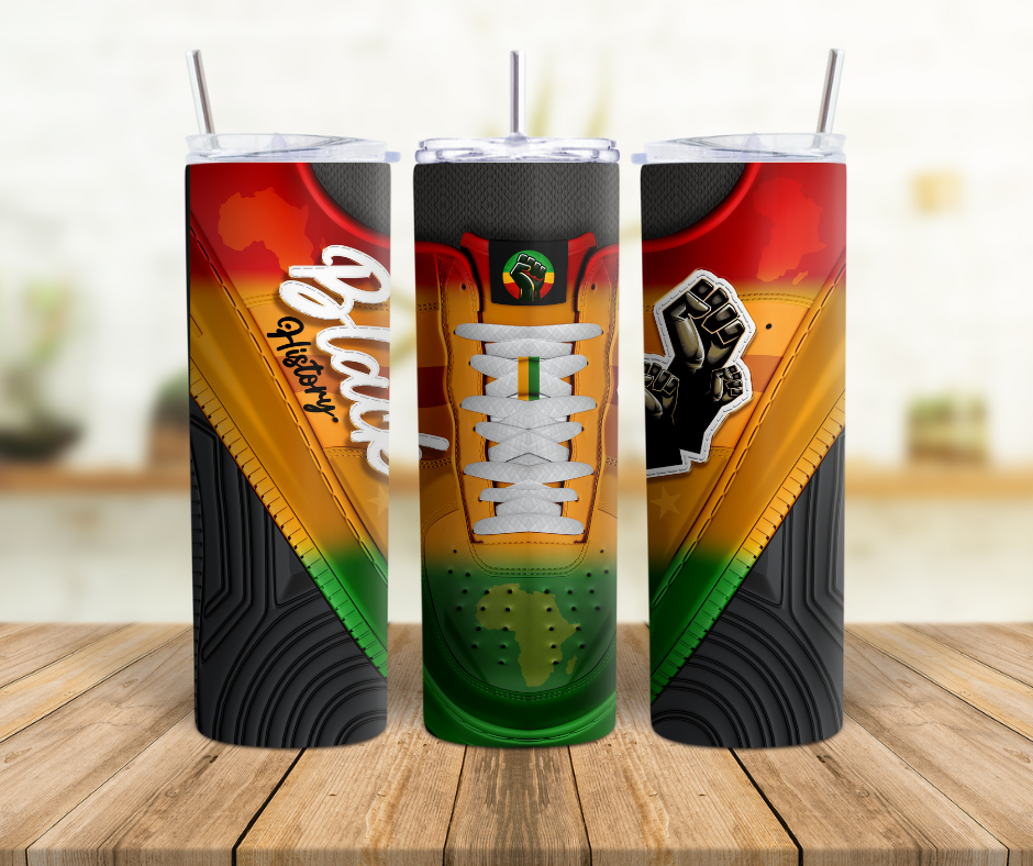 Black History Sneaker 20 oz. Tumbler