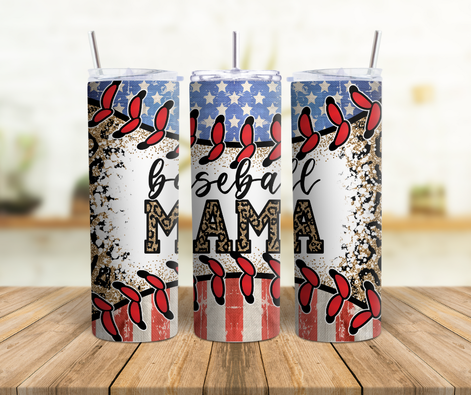 Baseball Mama Tumbler 20 oz.