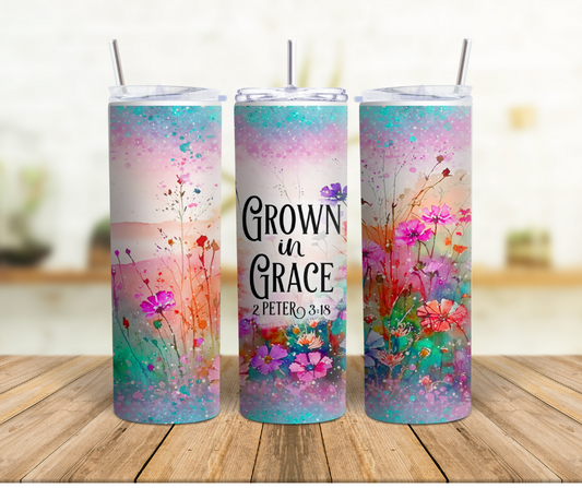 Grown in Grace 20 oz Tumbler